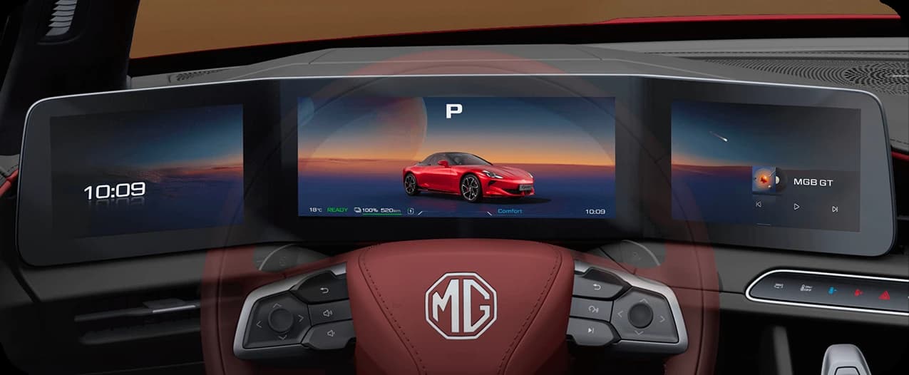 MG Cyberster interior